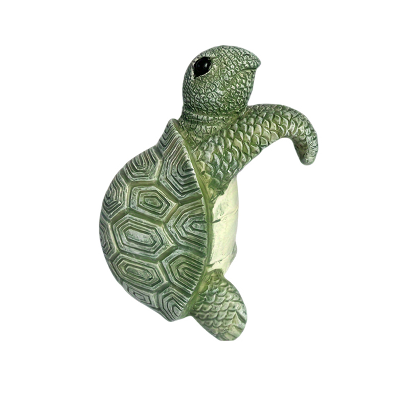Simulation of marine animals turtle resin sculpture ornaments garden patio flower pot decorations hanging