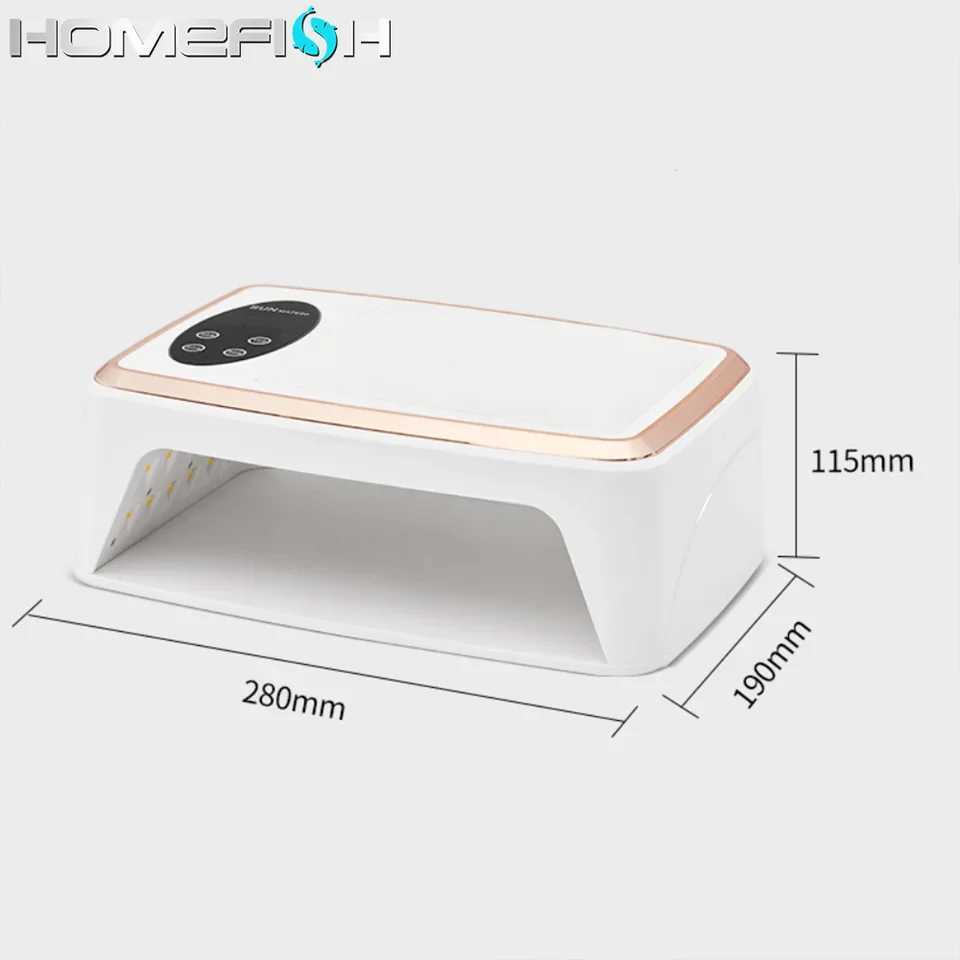 380W Professlonal Nall Dryer 90 Leds Nall Dryer UV Lamp for Curlng All Gel Nall Pollsh Motlon Senslng Manlcure PedlcureCL2400806