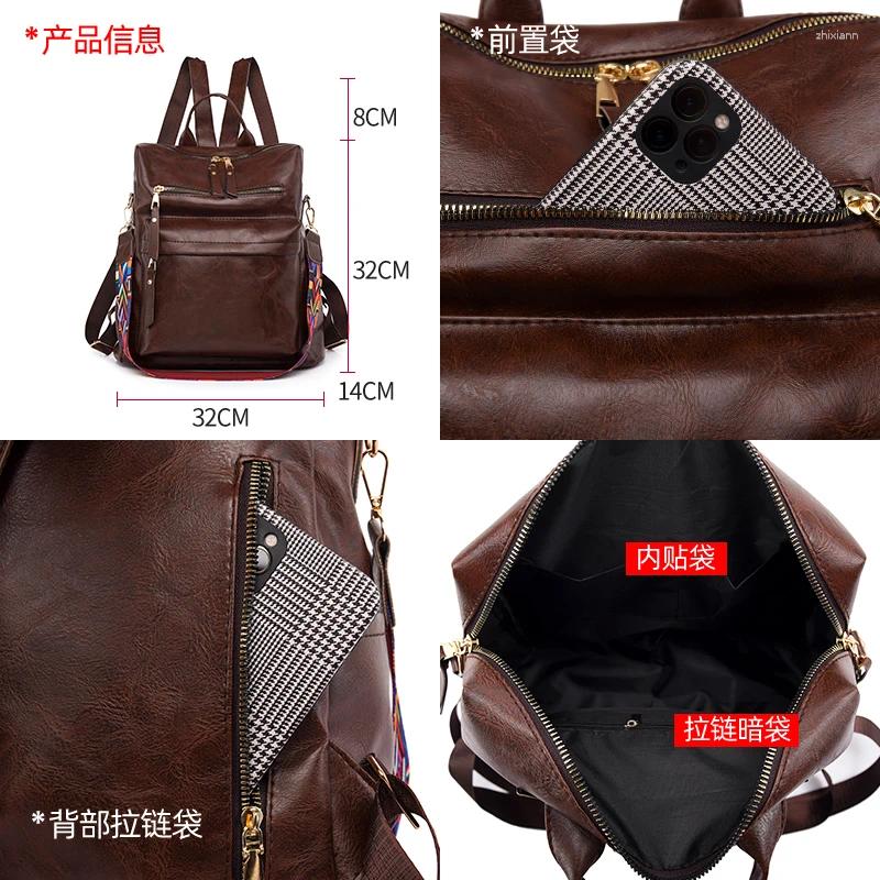 Leather Backpacks Women hot - Shoulder Bag for School & Teen Girls