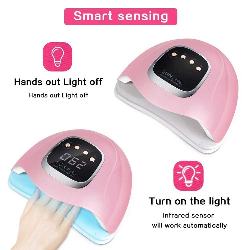 Professional Nail Dryer Lamp For Manicure Powerful UV Gel Nail Lamp 44 LEDs Automatic Sensing Curing All Gel Nail PolishCL2400806