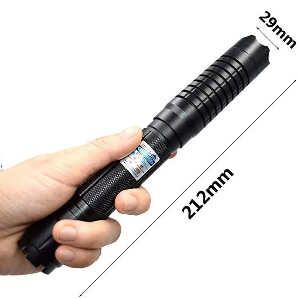 High Powerful 009 Laser Torch Pointer Pen Tactics Powerful laser with Adjustable Focus Laser 532nm laser Head B240801