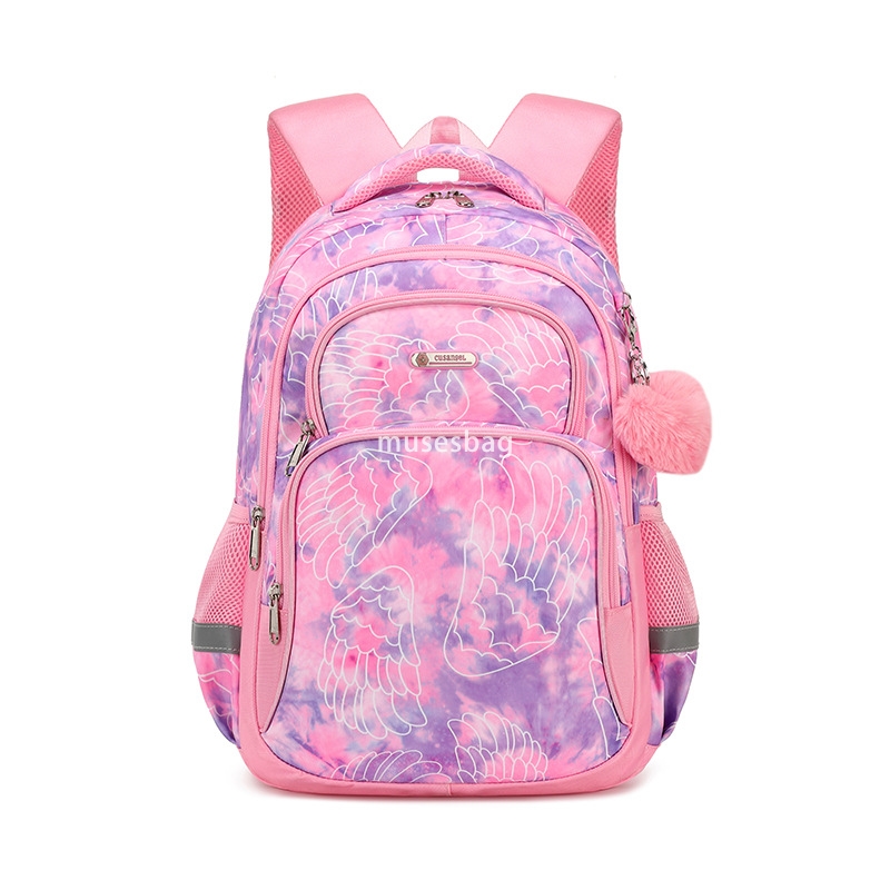New large capacity schoolbag primary school students 3-6 grade girls ultra light ridge protection children backpack girl backpack wholesale