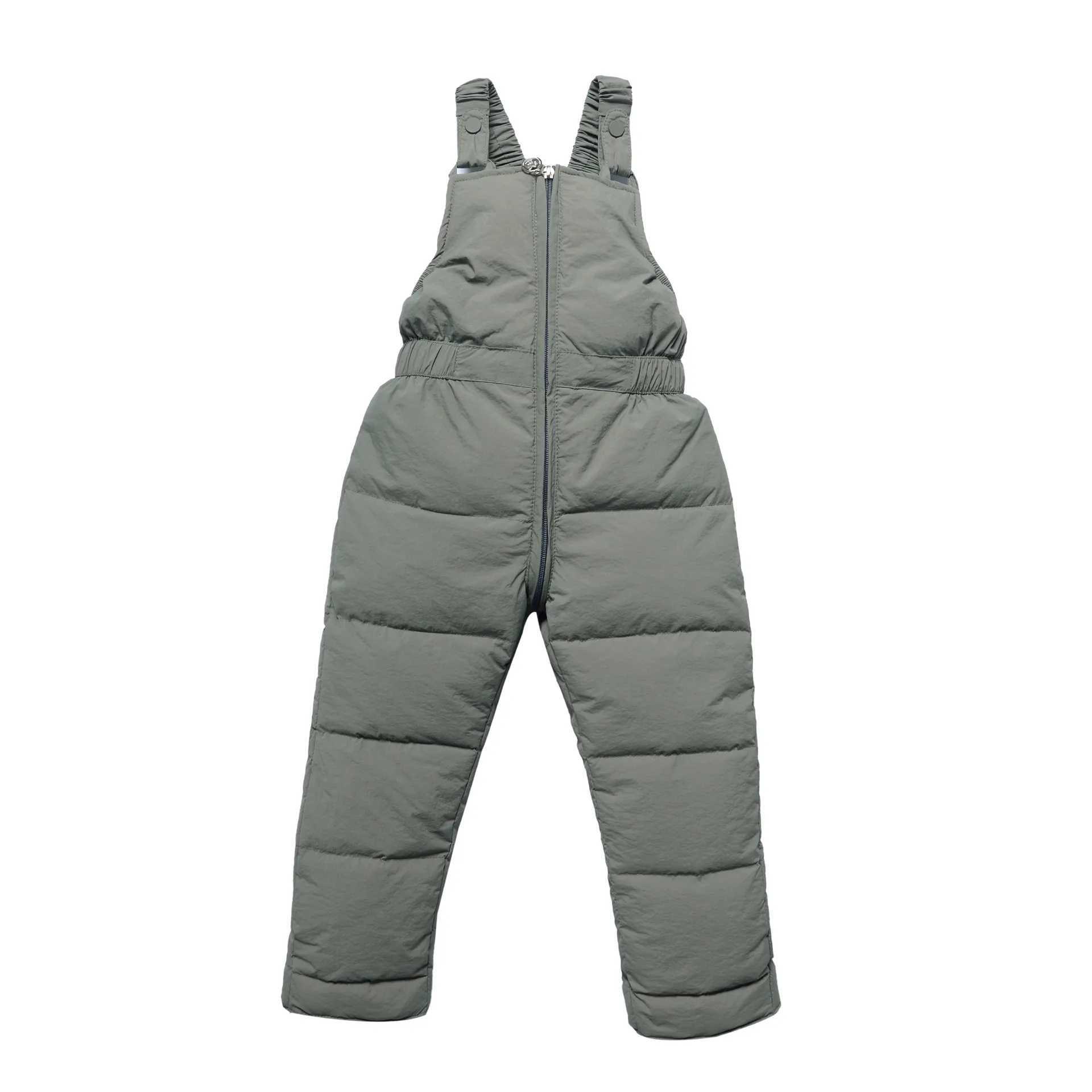 Winter Children Warm Overalls Autumn Girls Boys Thick Pants Baby Girl Jumpsuit For 1-5 Years High Quality Kids Ski Down Overalls Y240801
