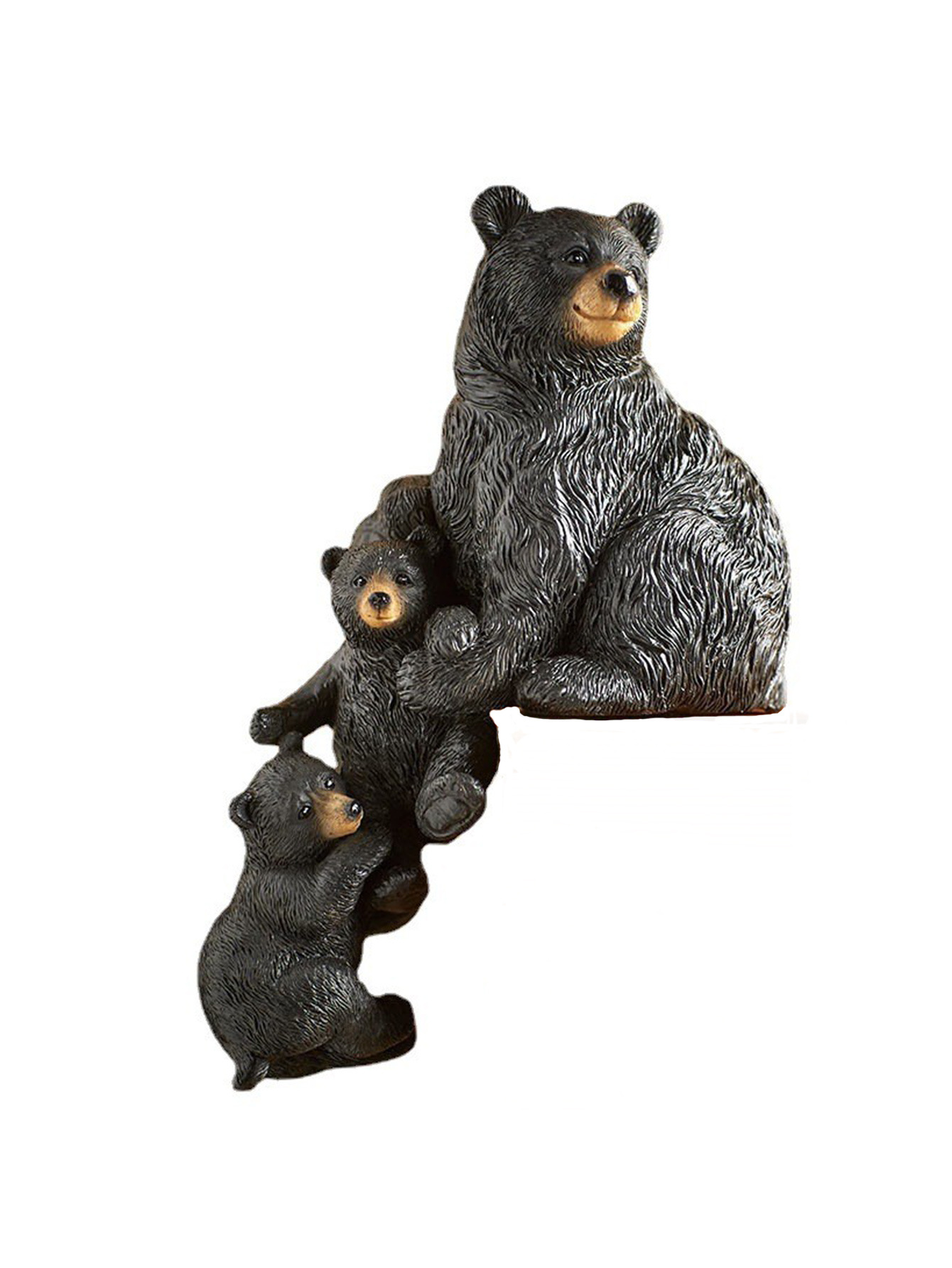 Christmas Resin Ornament Polar Bear Statue Indoor Crafts Decoration Resin Crafts Garden Yard Decorations