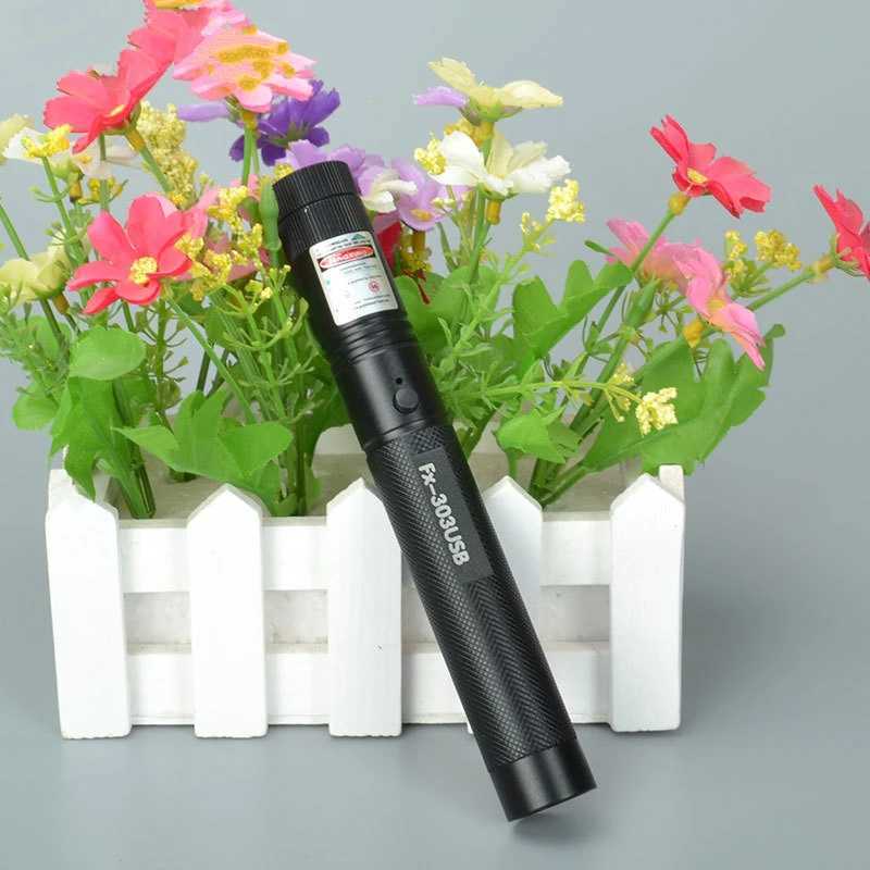Usb Green Laser Pen Powerful Starry Laser Flashlight Beam Light Rechargeable USB Charging Lithium Battery Laser Survival Tools B240801
