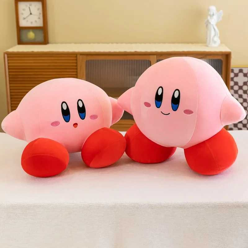 30cm Anime Star Kirbyed Plush Toys Soft Stuffed Animal Doll Fluffy Pink Plush Doll Pillow Room Decor Toys For Childrens Gift Y240801