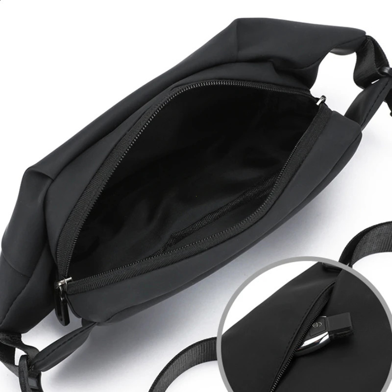 Men Minimalist Outdoor Sports Running Jogging Waist Bag Man Waterproof Fanny Pack Stylish Cross Body Belt Bag Waist Bag for Men 250425