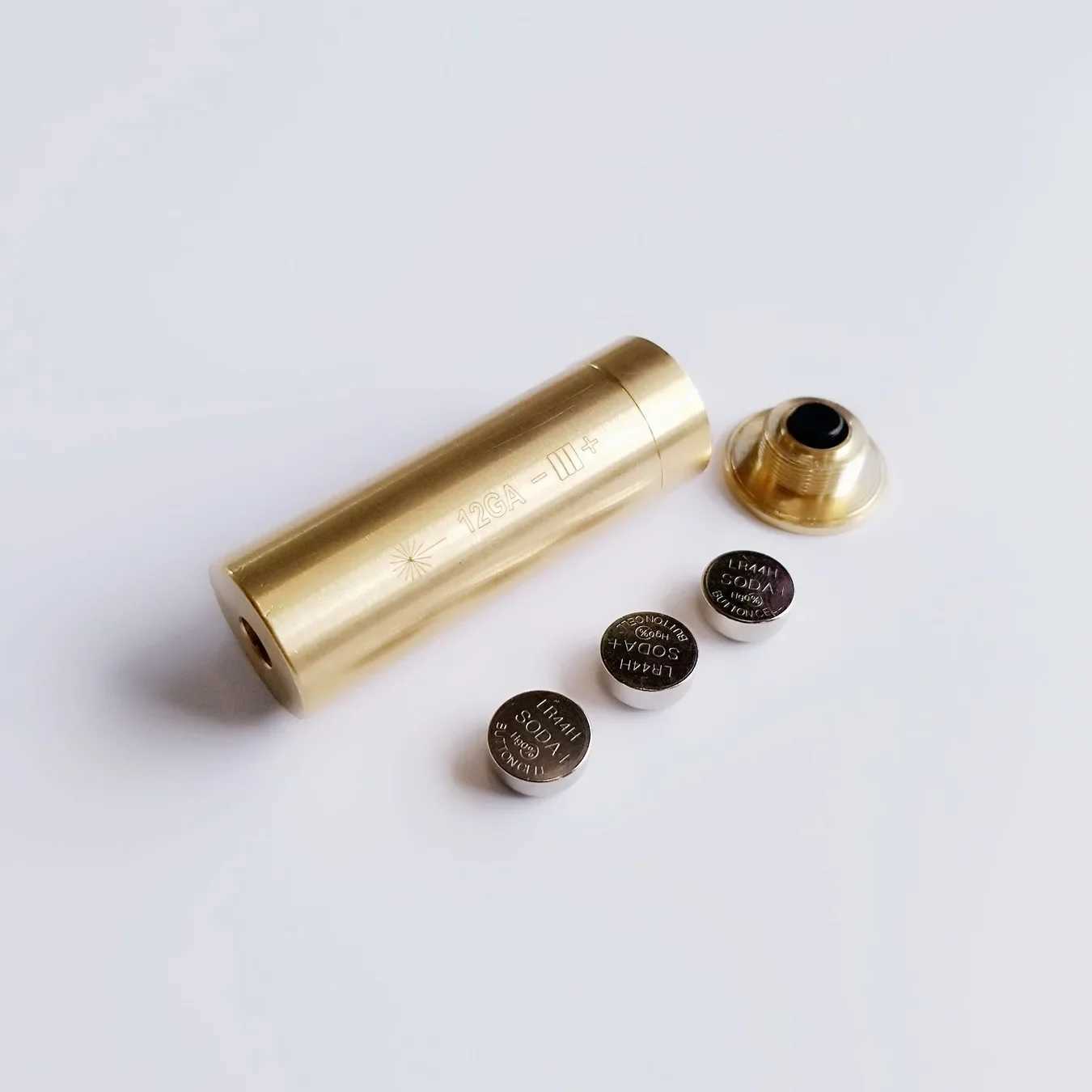 Tactical Red Laser Bore Sighter Hunting Shooting Training Lasers Calibrator for 9mm 12GA 20GA .223 .308 7.62 Caliber Gun Sight B240801