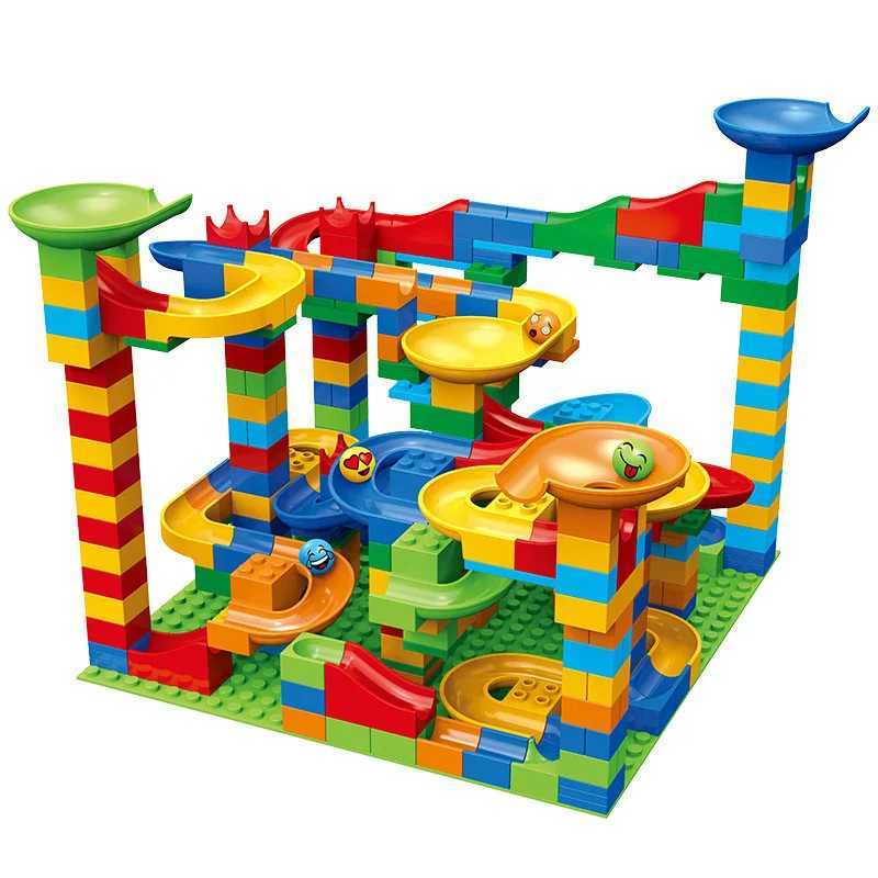 Childrens slide small block assembly particles DIY educational toy gift Y240731