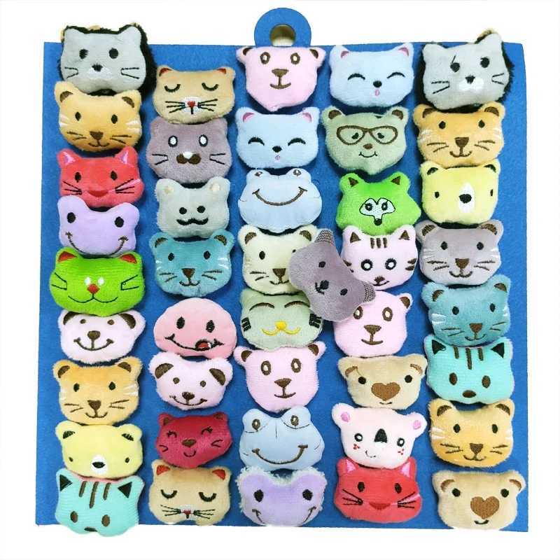 10-30pcs Cute Animal Plush Dolls Rabbit Bear Panda Stuffed Toys Mini Girl Plush Claw Machine Doll Accessories Toys Gift Y240801
