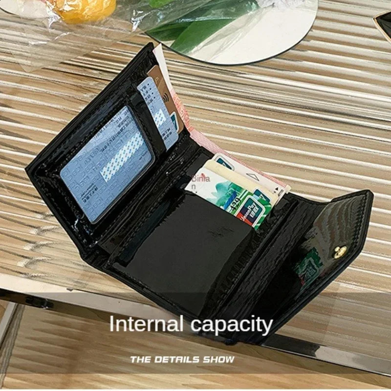 Simple Fashion Lady Card Holder Purse Women Wallet Pu Leather Small Bags for Female Credential 240801