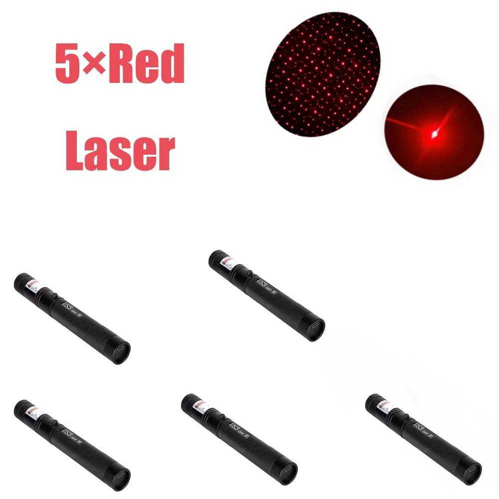 5PCS Laser flashlight green red blue purple laser pen remote command lecturing teaching hunting laser device field traveler B240801