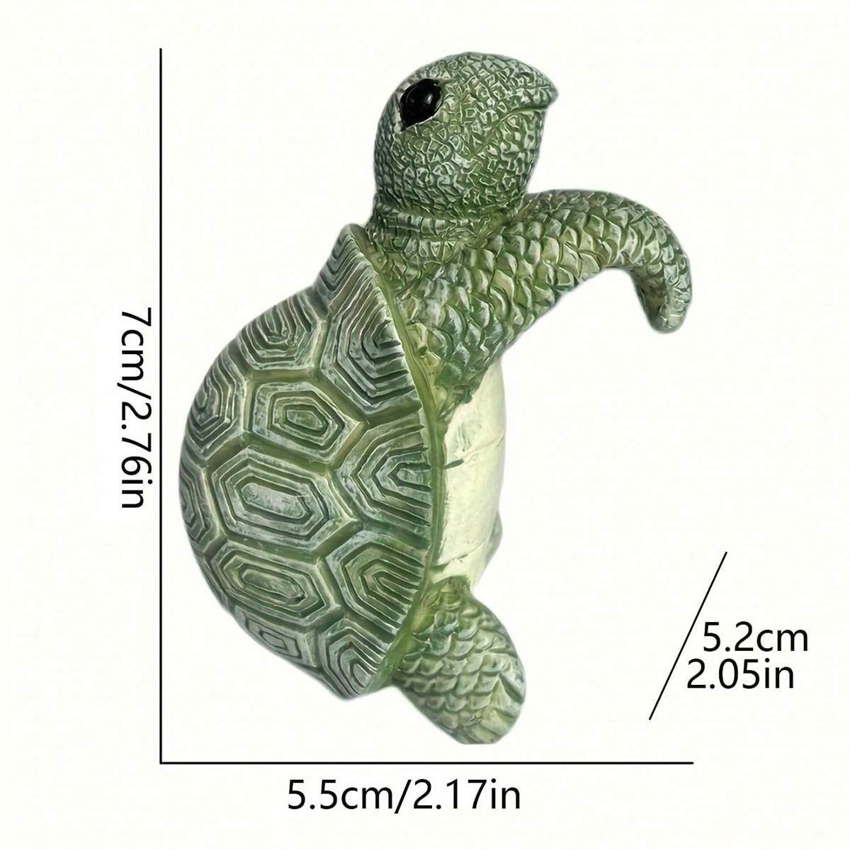 Simulation of marine animals turtle resin sculpture ornaments garden patio flower pot decorations hanging