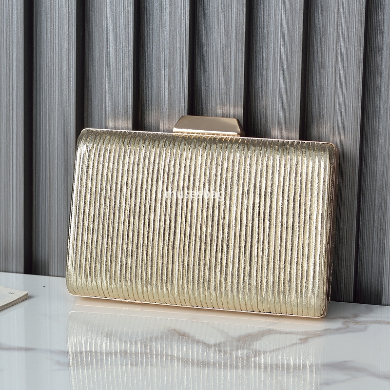 Cross-border new European and American fold dinner bag senior sense banquet bag simple bag female clucth bag