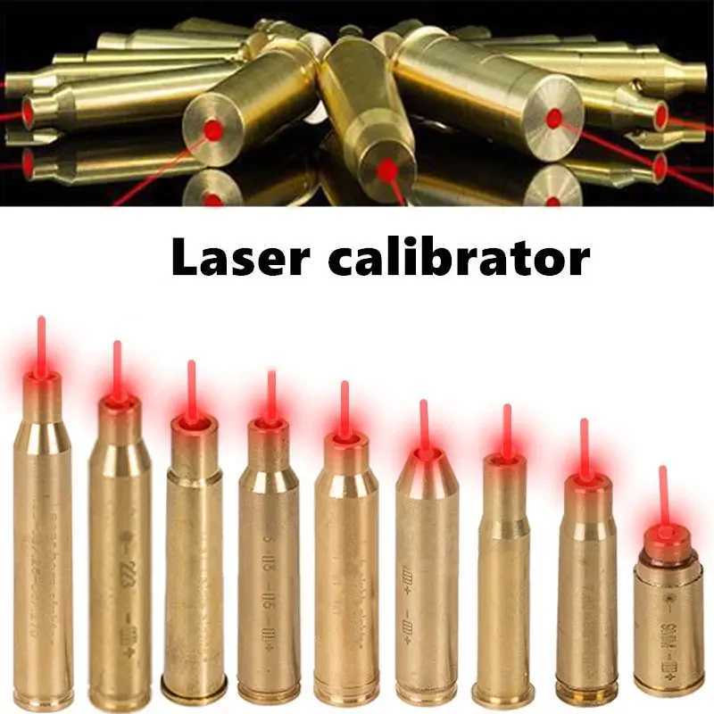 Tactical Red Laser Bore Sighter Hunting Shooting Training Lasers Calibrator for 9mm 12GA 20GA .223 .308 7.62 Caliber Gun Sight B240801