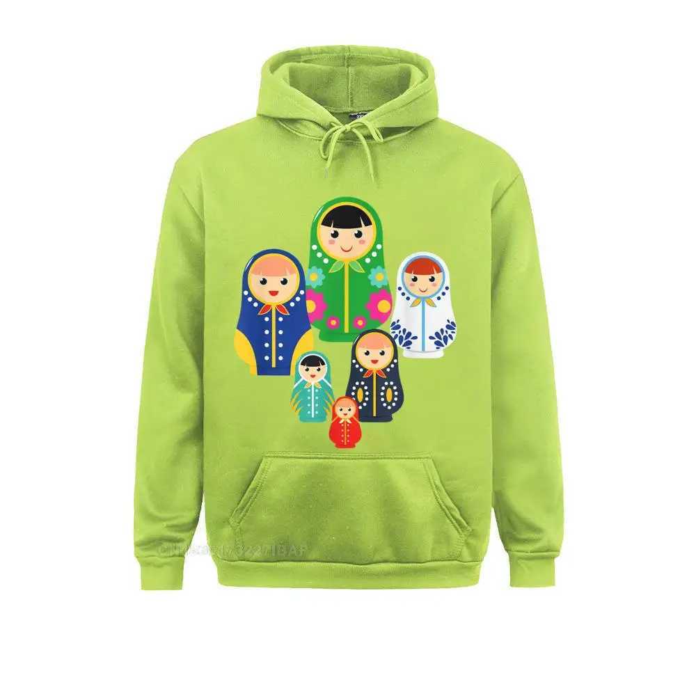 Matryoshka Russian Nesting Dolls Russia Hooded Pullover Printed On Long Sleeve Hoodies Men Sweatshirts Classic Sportswears NewM240730
