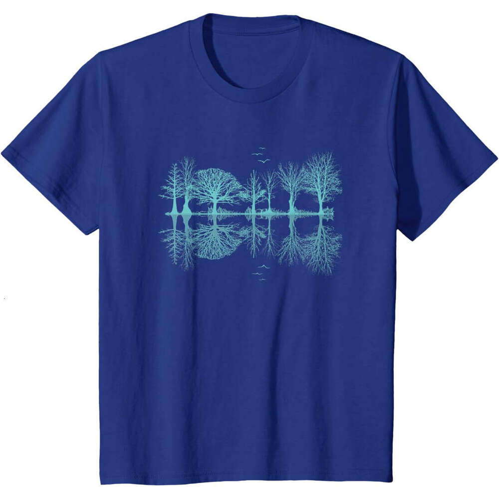 T shirt Mens Wildlife Nature Trees Reflection Outdoor Forest T-Shirt shirts tshirt graphic tee Casual tops summer clothes Short sleeve Free shipping