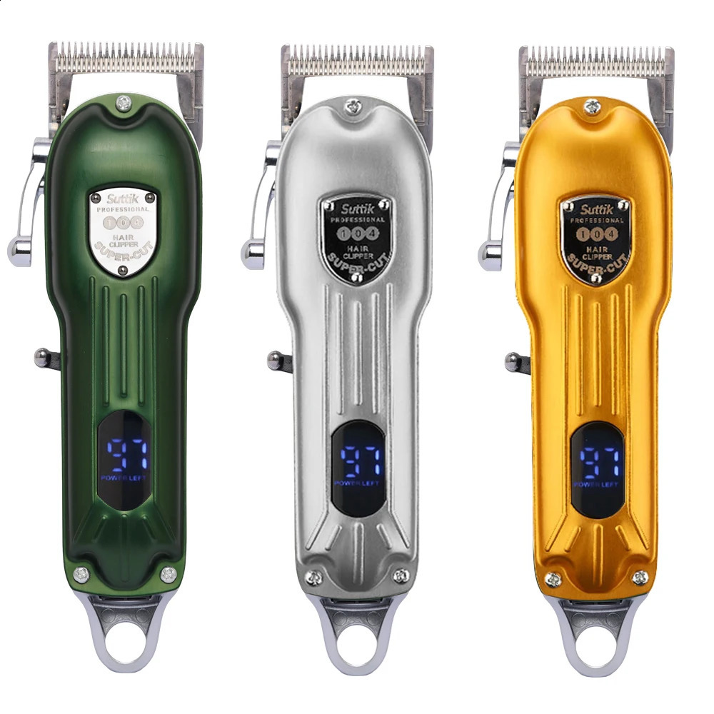 Professional Dog Hair Clipper All Metal Rechargeable Pet Trimmer Cat Shaver Cutting Machine Pets Low Noice Grooming Haircut 240801