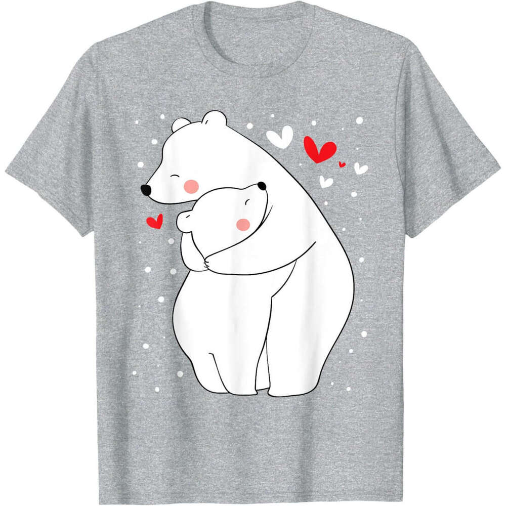 T shirt Mens Mama And Baby Polar Bear - Zookeeper Wildlife Nature Lover T-Shirt shirts tshirt graphic tee Casual tops summer clothes Short sleeve Free