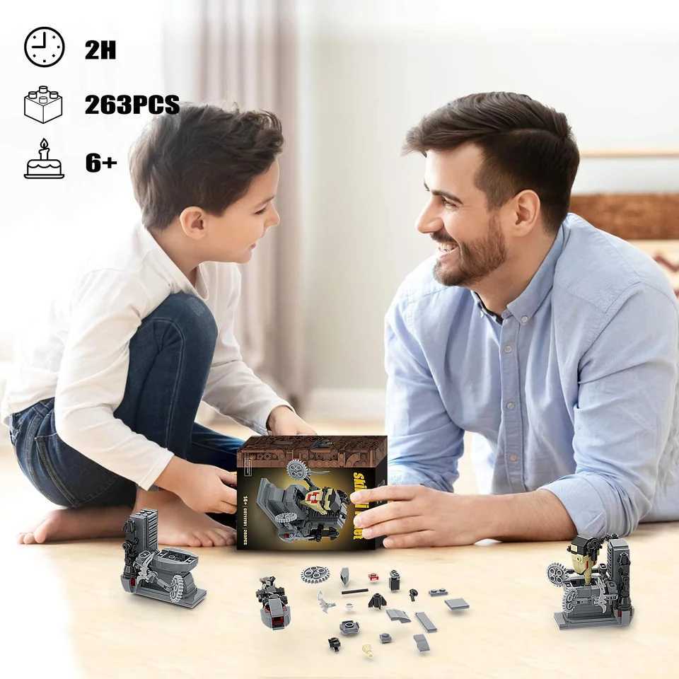Skibidi Toilet Man vs Monitor Building Blocks The Audio and Camera Man Toys for Kids Adults Game Fans (127/263 PCS) Y240731