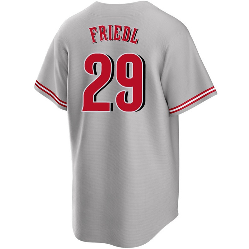 44 Elly De La Cruz Football Jersey Matt McLain Hunter Greene City Connect Jonathan India Tyler Stephenson Cincinnatti Reds Spencer Steer Barry Larkin 
