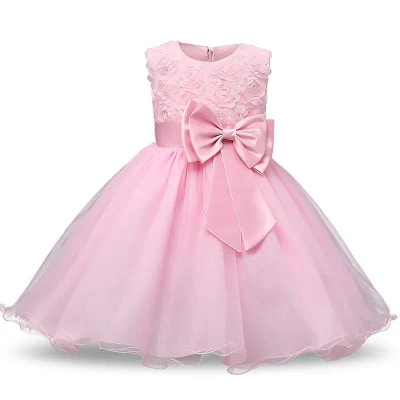 Princess Girl Dress Wedding Birthday Party Frocks for Children Costume With Bow Prom Ball Gown Elegant Party Dress For Girls X250203