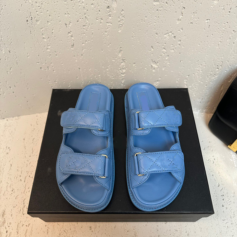 New designer sandals fashion sandals summer slippers sandals luxury womens sandals sliders casual shoes platform beach casual designer Outdoor shoes with box 35-42