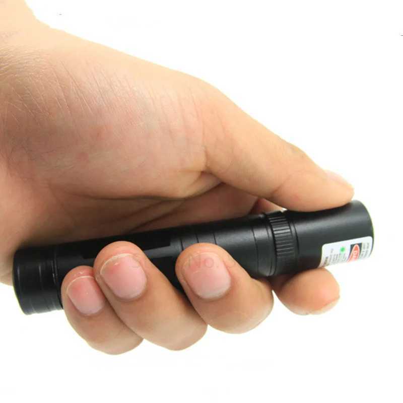 High PowerGreen Light Laser Pointer Adjustable Focus Lazer Pen Visible Beam Lasers Torch B240801