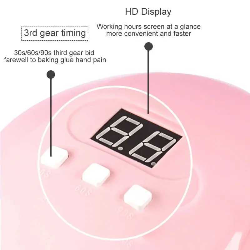 LULAA Attention-Grabbing Nail Dryer Machine Home Use Nail Lamp For Drying Curing Nails Varnish With 18pcs Beads UV LED LampCL2400806
