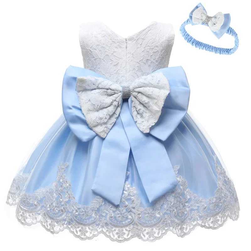 LZH Baby Girls Dress Newborn Clothes Princess Dress+Headwear For Toddler 1st Year Birthday Wedding Christening Infant Party Gown X250203