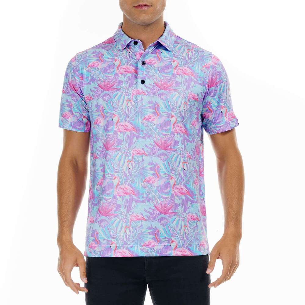 Fashion Mens Polo Shirt Fashion Prints Athletic Sleeve Classic Casual Dry Fit Soft Golf Shirts for Men Polos shirts Casual tops summer clothes Short s