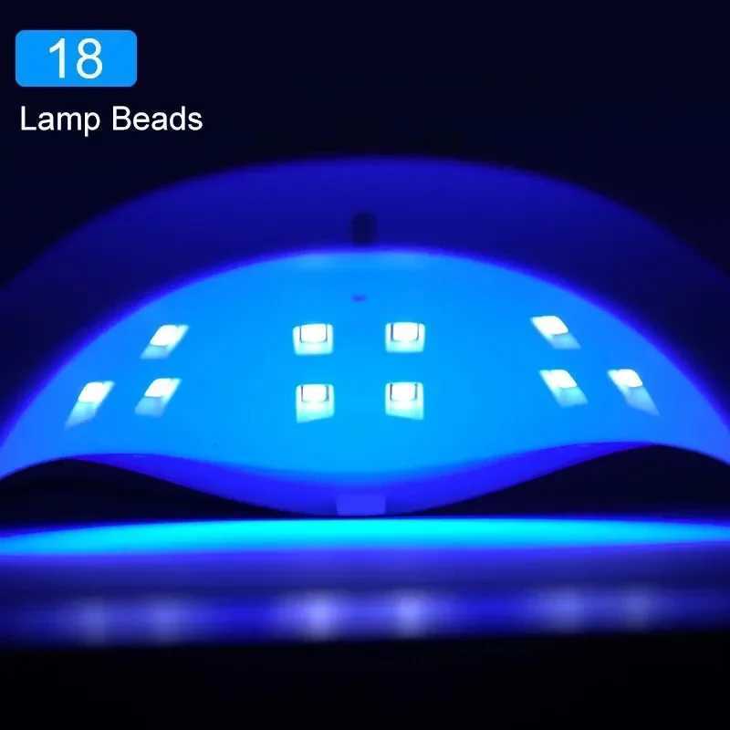 LULAA Attention-Grabbing Nail Dryer Machine Home Use Nail Lamp For Drying Curing Nails Varnish With 18pcs Beads UV LED LampCL2400806