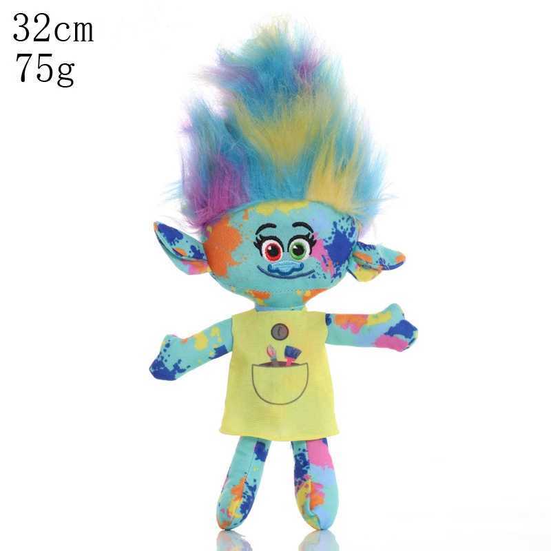 Cartoon Animation Trolls 2 Plush Doll for Children Poppy Blanche Anime Character Cute Christmas Gift New 27-32cm Y240801