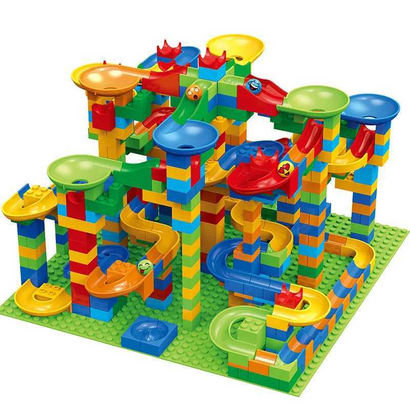 Childrens slide small block assembly particles DIY educational toy gift Y240731