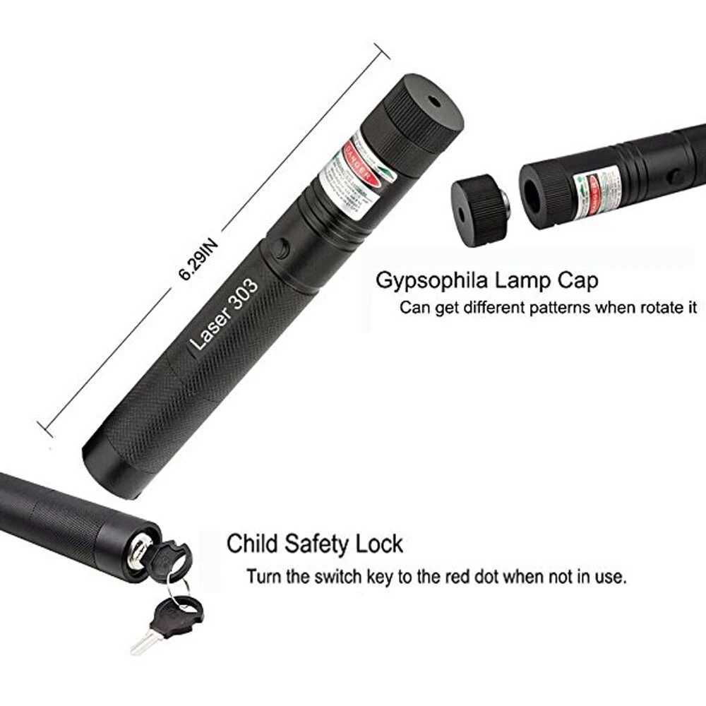 Green Laser pointer Hight Powerful 10000 m 5mw laser light Adjustable focal length Lazer pen Burning Matches For hunting B240801