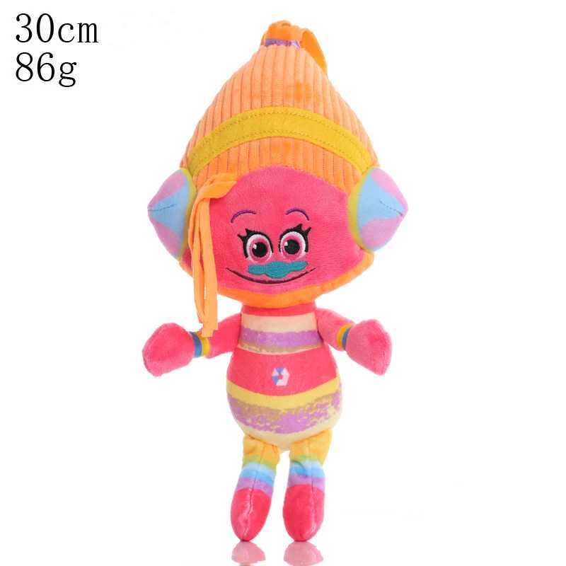 Cartoon Animation Trolls 2 Plush Doll for Children Poppy Blanche Anime Character Cute Christmas Gift New 27-32cm Y240801