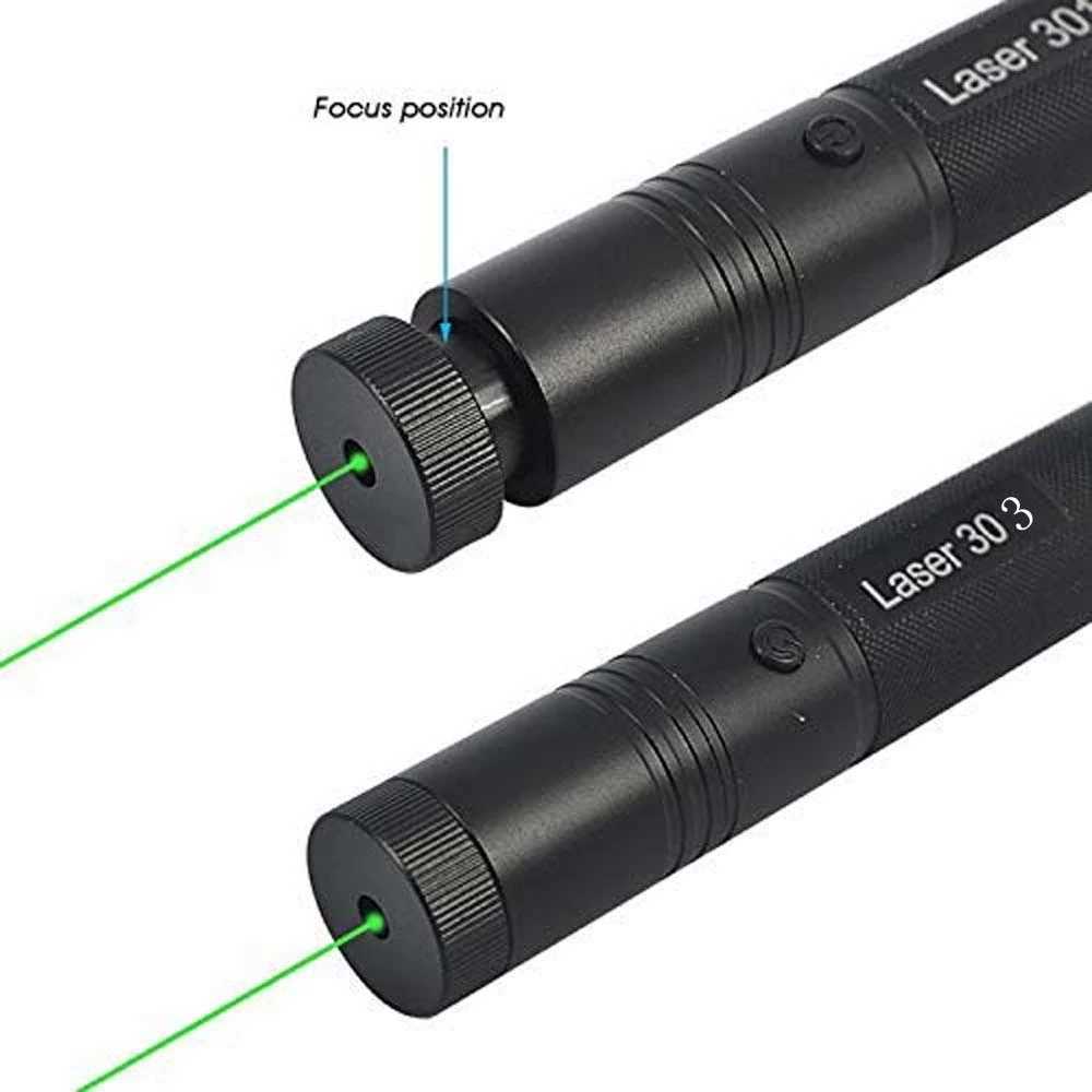 Green Laser pointer Hight Powerful 10000 m 5mw laser light Adjustable focal length Lazer pen Burning Matches For hunting B240801