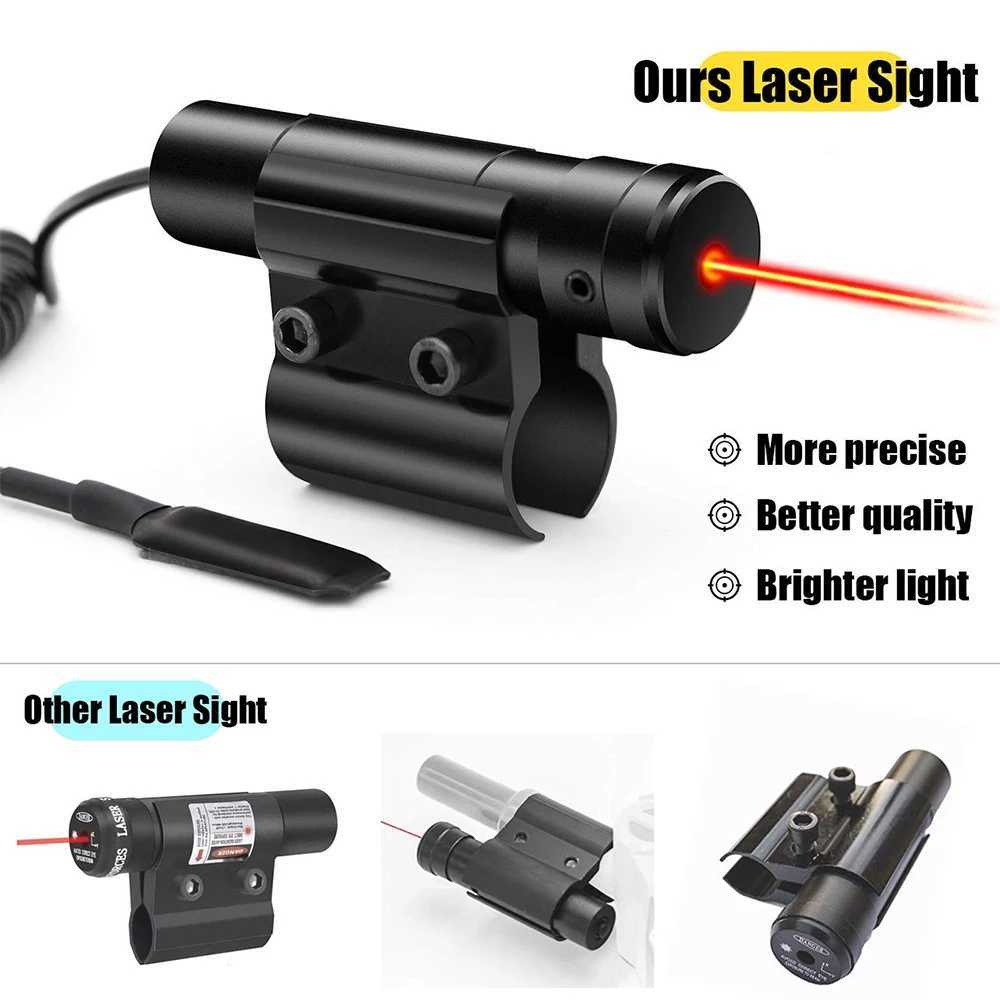 Tactical Red Dot Laser Sight Powerful Laser Pointer Pressure Switch Insect Salt Gun Laser Hunting Shooting Airsoft Accesscories B240801