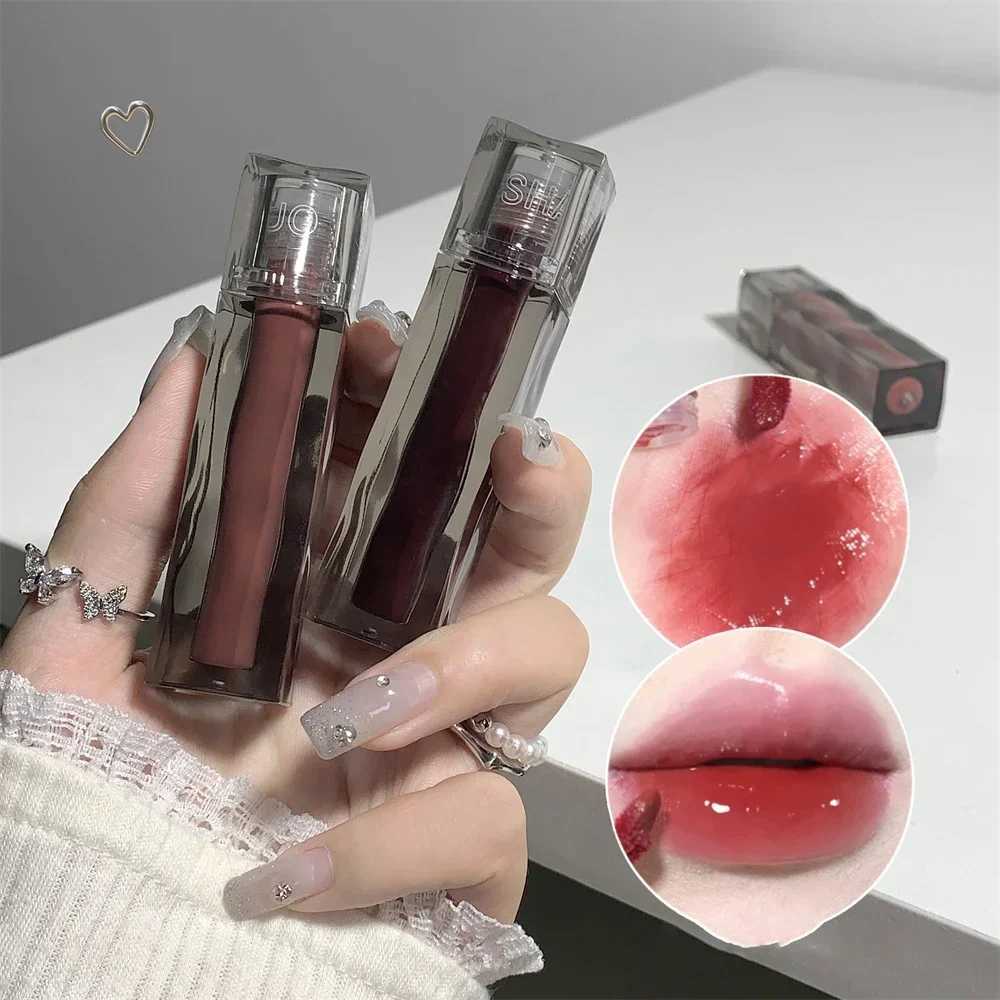 6 color mirror dye lip gloss moisturizer liquid lipstick waterproof durable pink lip color Korean natural cosmeticsXJ250312