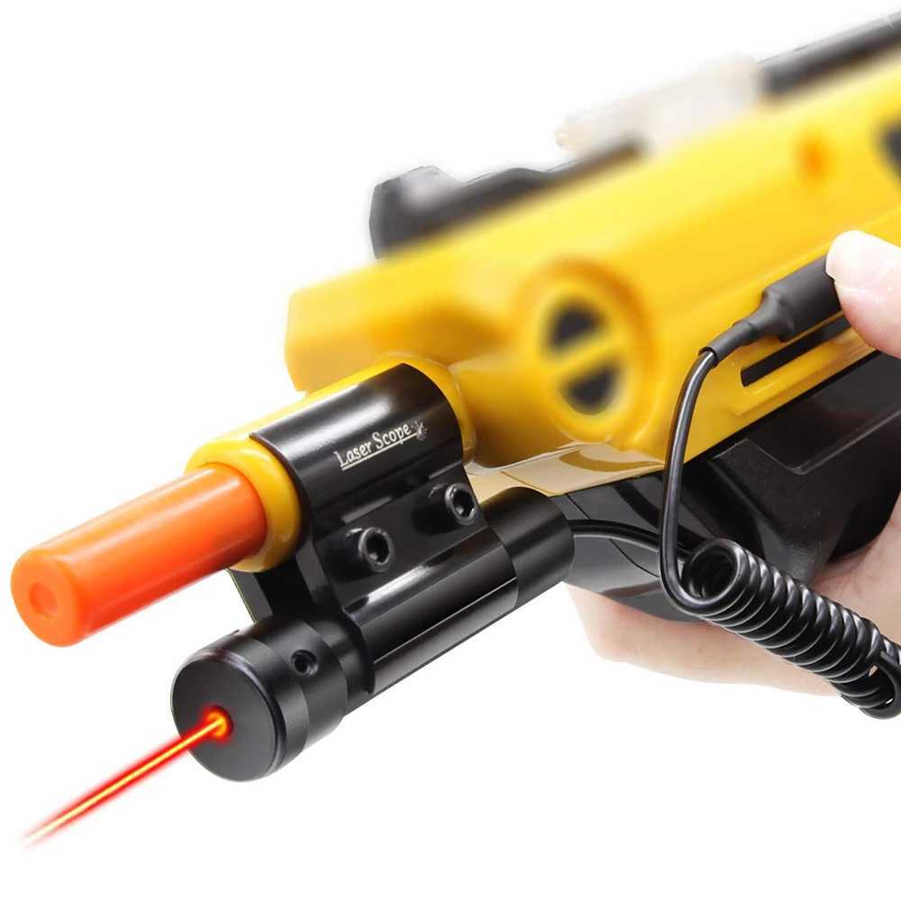 Tactical Red Dot Laser Sight Powerful Laser Pointer Pressure Switch Insect Salt Gun Laser Hunting Shooting Airsoft Accesscories B240801