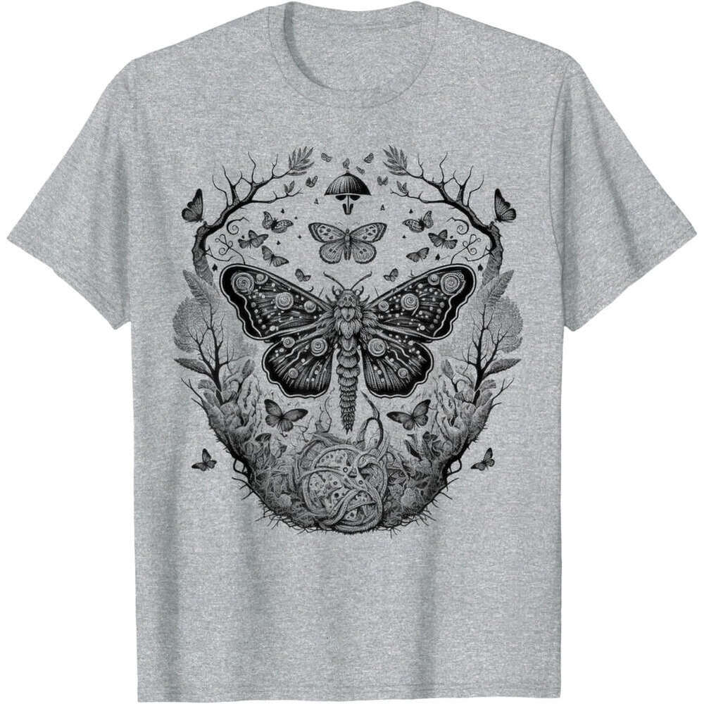 T shirt Mens Womens Cute Fairycore Floral Moth Aesthetic Girls Women Graphic T-Shirt shirts tshirt graphic tee Casual tops summer clothes Short sleeve