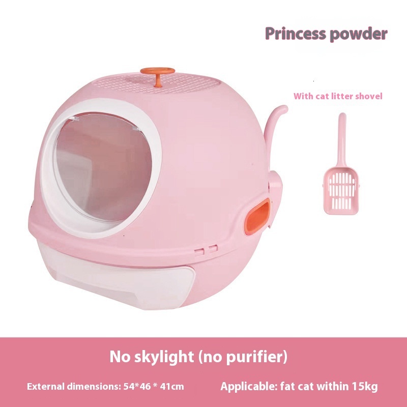 Cat fully enclosed drawer, toilet, basin, odor, deodorization, anti splashing cat litter basin
