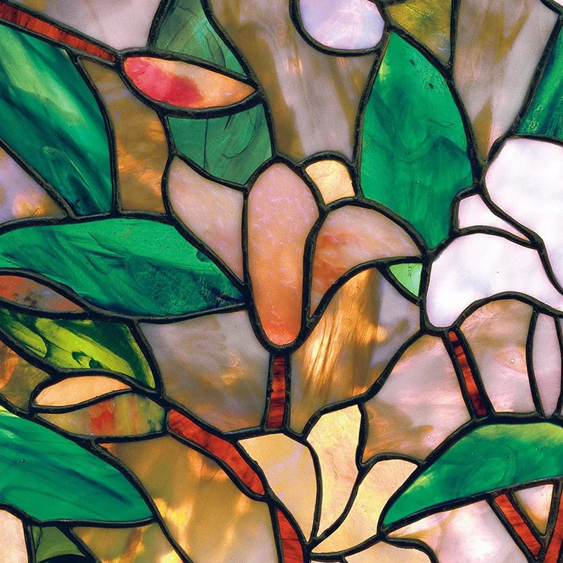 Window privacy film stickers artscape Magnolia Window Film vinyl for glass windows stained glass window film Home and Bathroom 240731