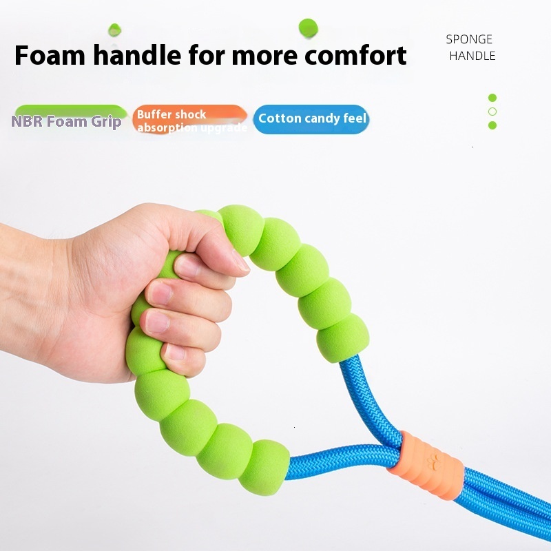 Dog leash, pet walking rope, dog chain, p rope, p chain, explosion-proof punch, hands-free walking tool