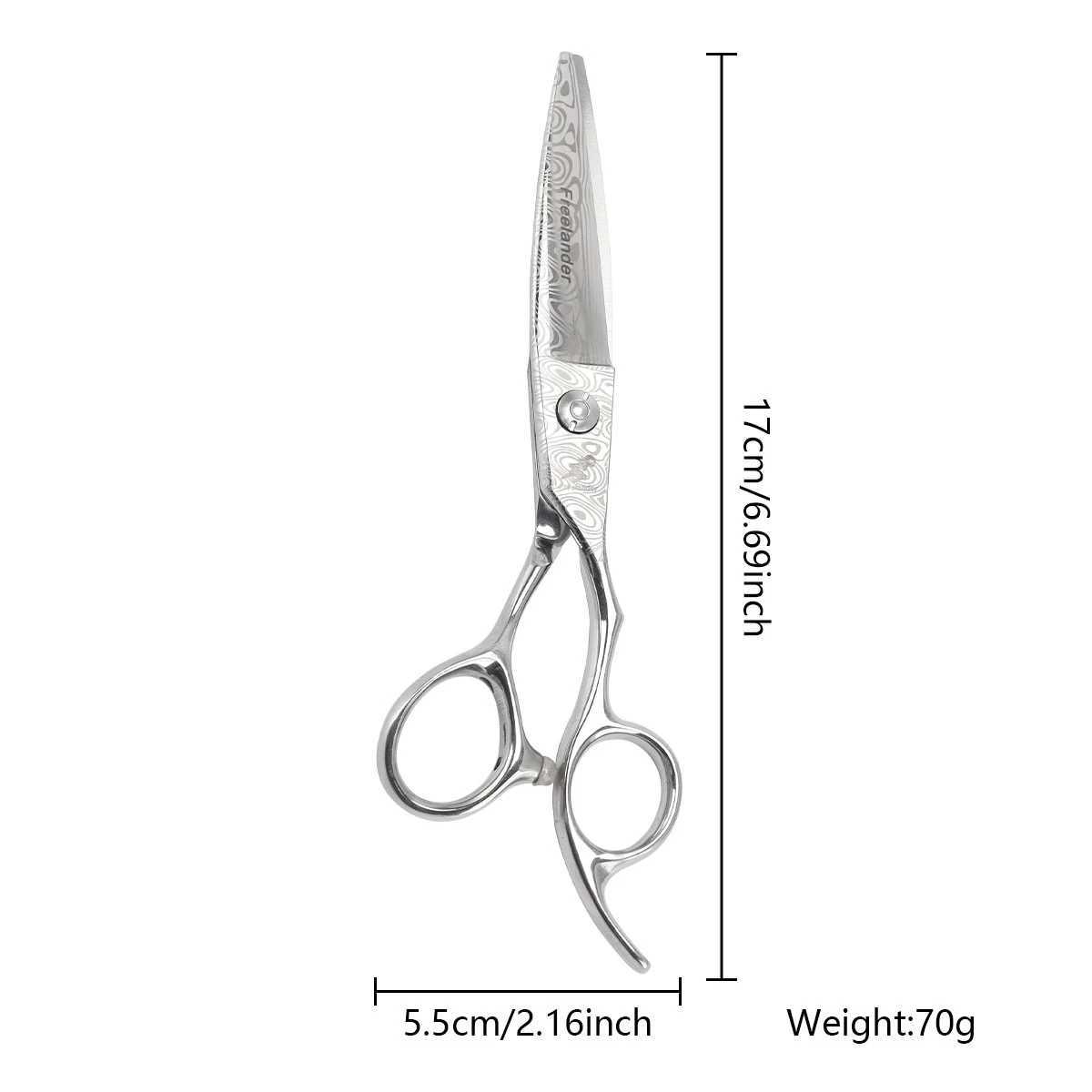 New Arrival 6-inch stainless steel hair clipper used for thin hair cutting high-quality hairstyles and trimming hair Z241213
