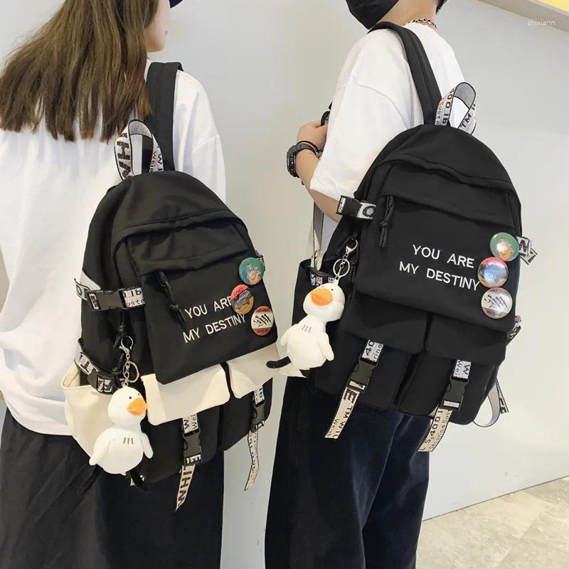 designer 2025S new model School Bags Girl Cute Laptop Backpack Women Bag Fashion Kawaii Ladies Haruku Travel College Student Backpacks Cool Female
