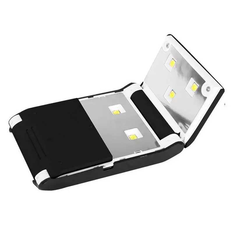 Nail Lamp Rechargeable Portable Folding LED Nail Therapy Machine UV Baking Lamp Portable Drop-proof Nail Baking Lamp Wear Nail C Y240801