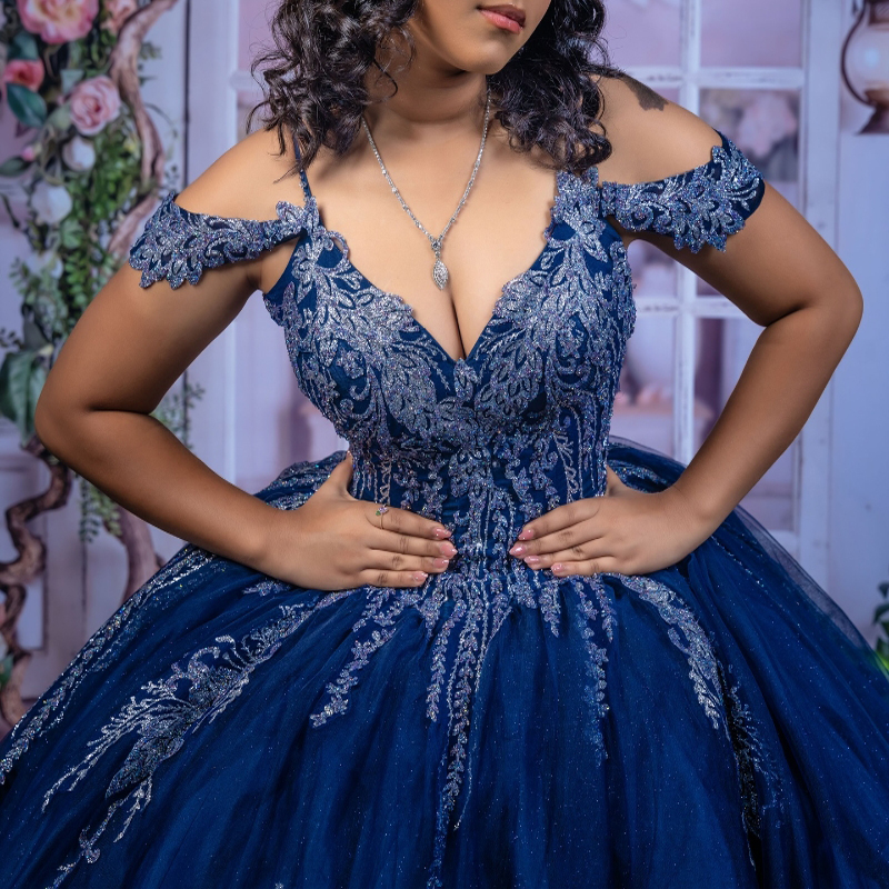 Royal Blue Princess Sparkly Quinceanera Dresses 2024 Applique Crystal Tassel Lace-up vestidos 16 de xv anos Sweet 15 Gown