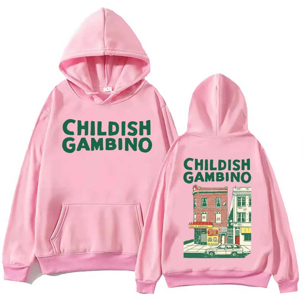 Childish Gambino Hoodie Harajuku Hip Hop Pullover Tops Popular Music Sweatshirt Fans GiftM240730