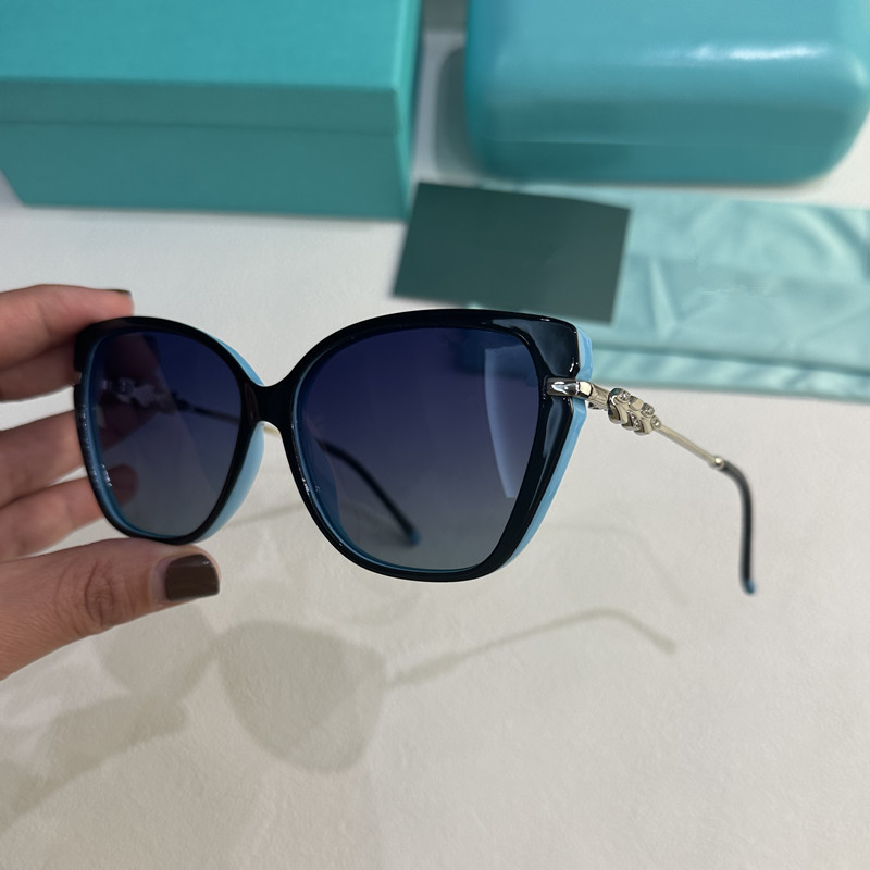 Designer Cat Eye Sunglasses Woman's Eyewear Fashion Lady Travel Glasses Luxury Polarized Sunglasses Brand Design Sun Glasses For Men Metal Frame Sunglass